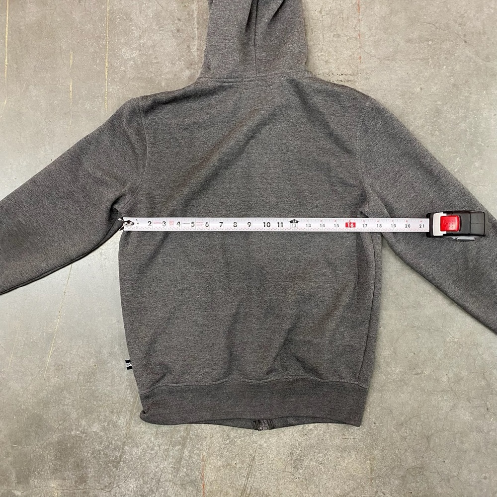 Ecko Unltd Zip Up Hoodie Gray Graphic EST 1993 Y2K Men’s XS - Picture 5 of 8